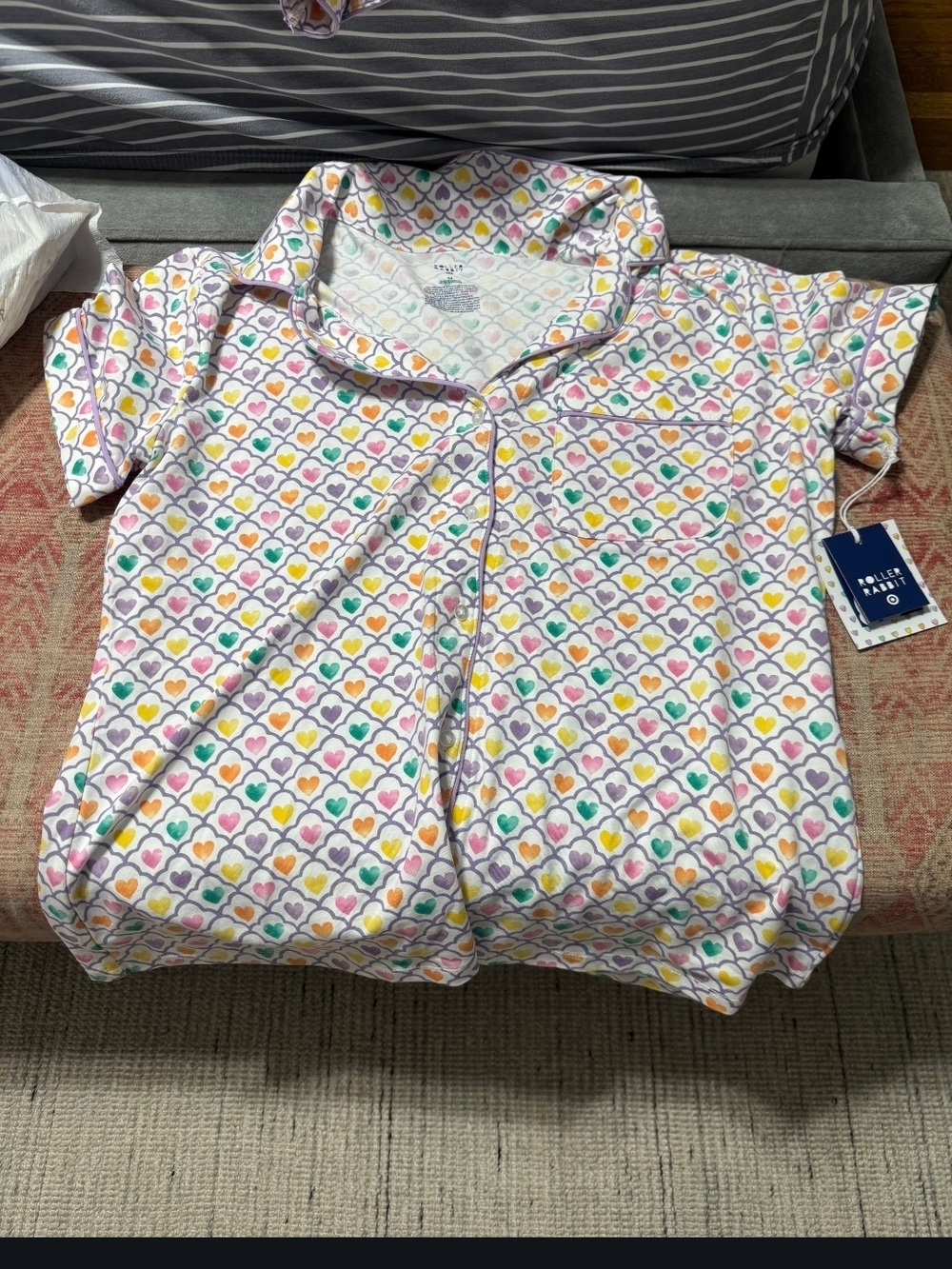 Roller Rabbit Adult M Short-Sleeve Pajama Set Target collab